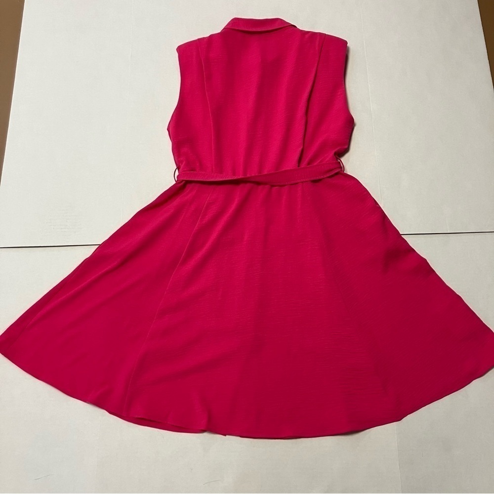 Calvin Klein pink sleeveless dress size 14 - Picture 3 of 7